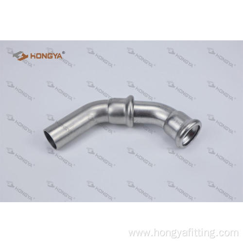 Stainless steel 45 Deg elbow M profile